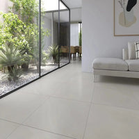 Porcelanato Khali Off White 90x90cm Eliane Acetinado Retificado