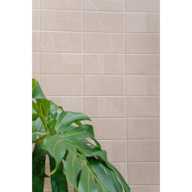 Porcelanato Oris Brut 3D 10x20cm Eliane Acetinado Parede