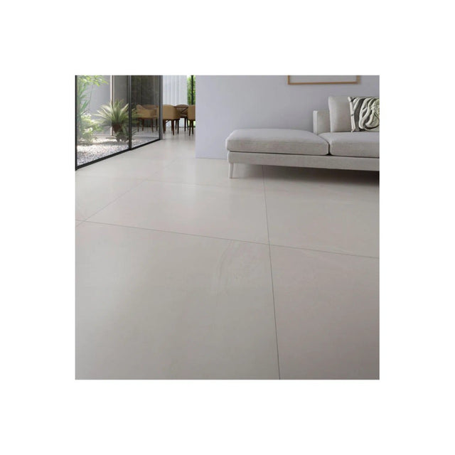 Porcelanato Retificado Khali Off White Acetinado 160x160cm Eliane
