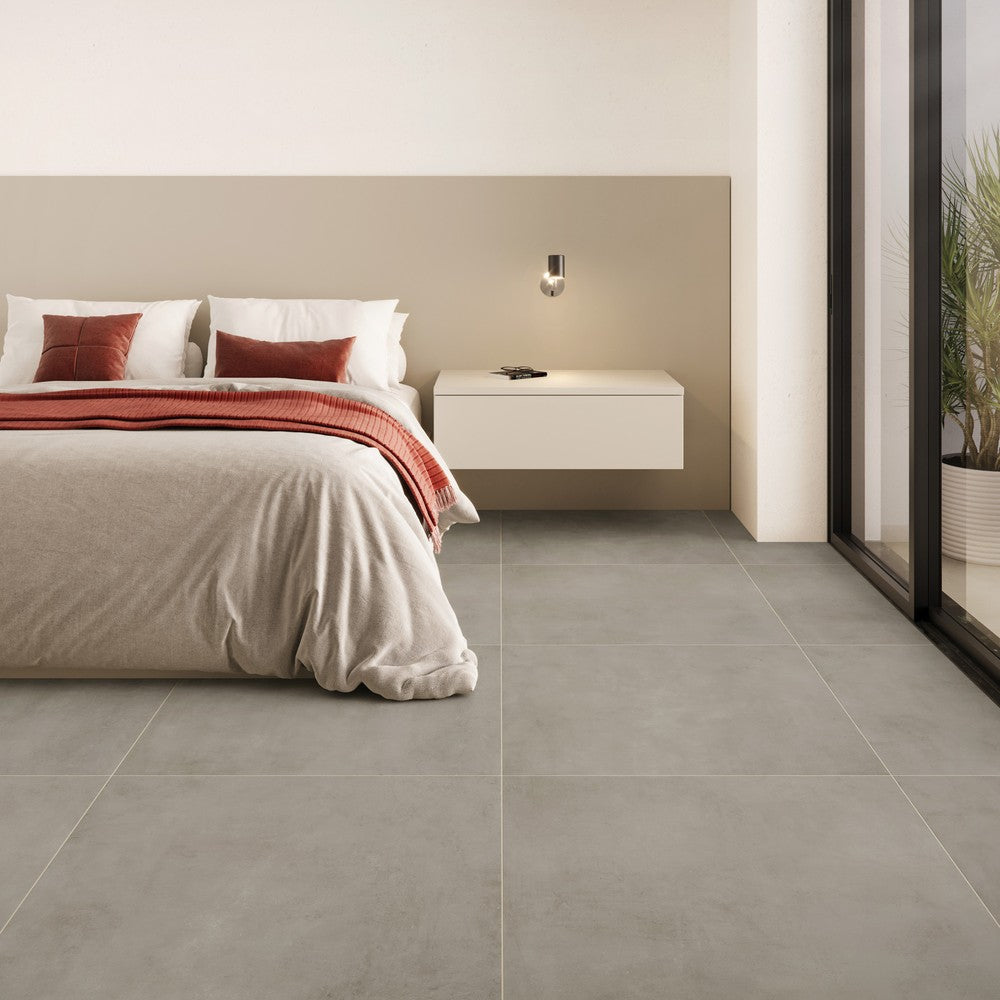 Porcelanato munari cimento acetinado 90x90cm retificado