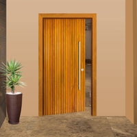 Porta externa pivotante requinte angelim 100x210cm