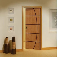 Porta interna de angelim 80x210cm furada