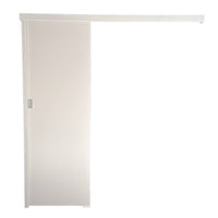 Porta interna de correr 70x210cm direita branca