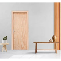 Porta oca de correr em pinus 80cm