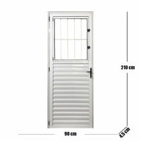 Porta soca pinho 25x14 g2l 90cm direita