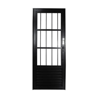 Porta stand alumínio postiga 84x215 esquerda vizard
