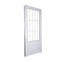 Porta stand alumínio postiga veneza 84x215cm direita