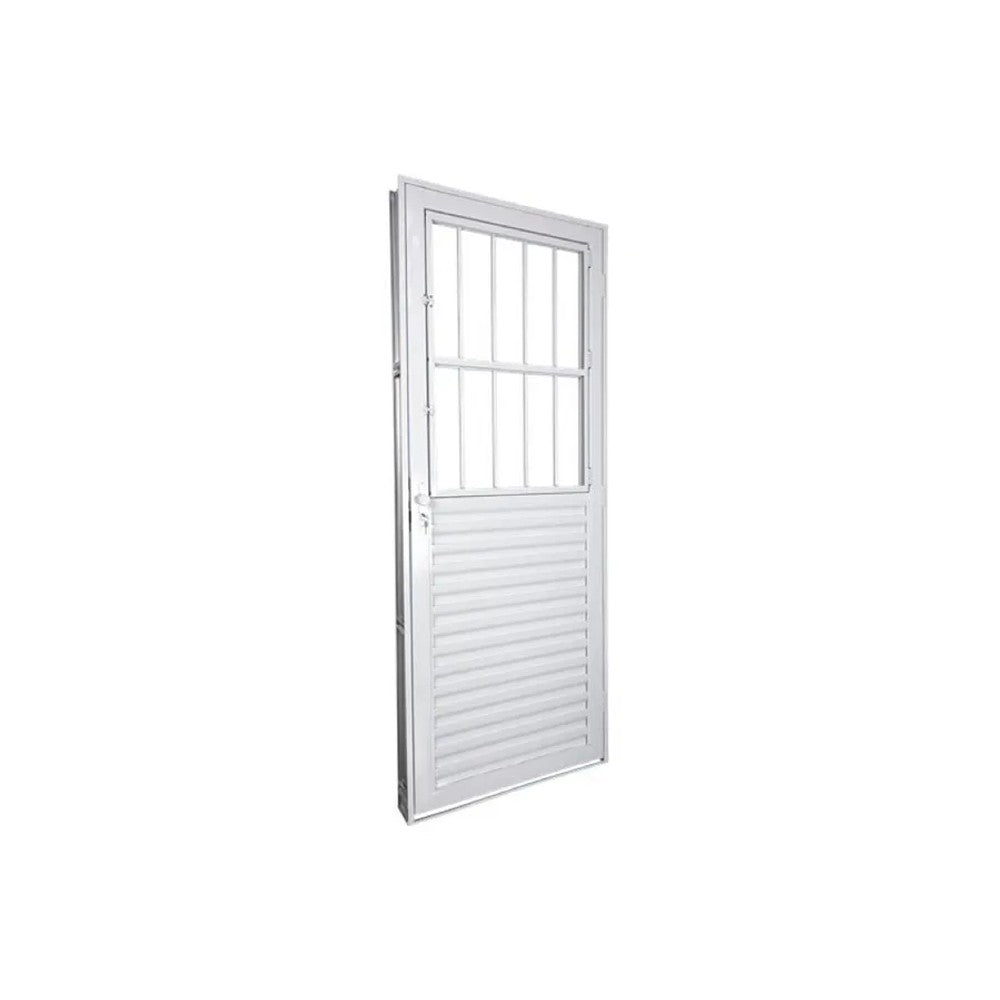 Porta standard alumínio mista basculante 84x215 direita