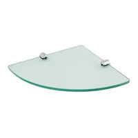 Prateleira de vidro flat 15x15cm