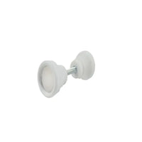Puxador para box duplo branco