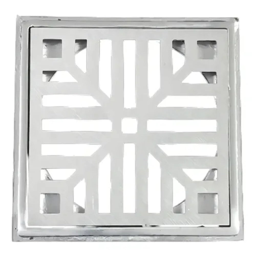 Ralo de alumínio branco 10x10cm