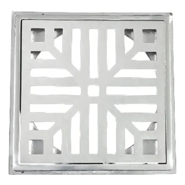 Ralo de alumínio branco 10x10cm