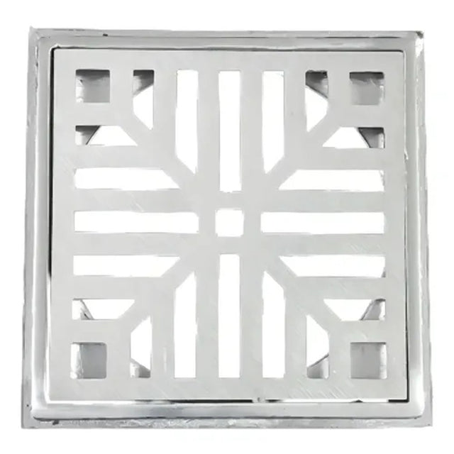 Ralo de alumínio branco 10x10cm