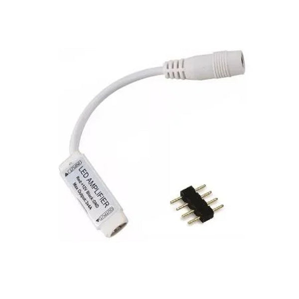 Receptor amplificador para fitas LED RGB 12V