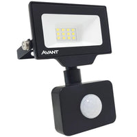 Refletor Led 10w Com Sensor 6500k Preto