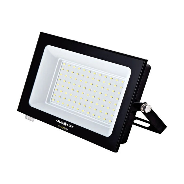 Refletor Led 50w Com Sensor 6500k Preto