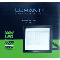 Refletor led 200w 5500k autovolt 16000 lumens