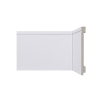 Rodapé Poliestireno Liso Branco 15cm Santa Luzia B155 2,40m