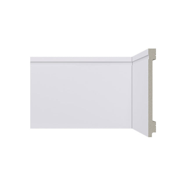 Rodapé Poliestireno Liso Branco 15cm Santa Luzia B155 2,40m