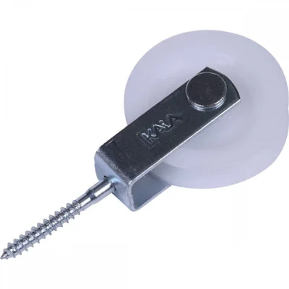 Roldana plástica de 4cm com parafuso