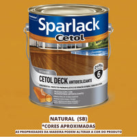SPARLACK CETOL DECK ANTIDSBRILHO 36LTS NATURAL