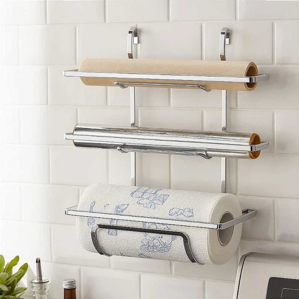 SUPORTE ROLO PAPEL TOALHAALUMFILME PVC TOP PRATIC