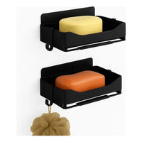 Saboneteira obi de metal preto