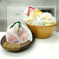 Sacos para frutas e vegetais m smart branco 3 unidades