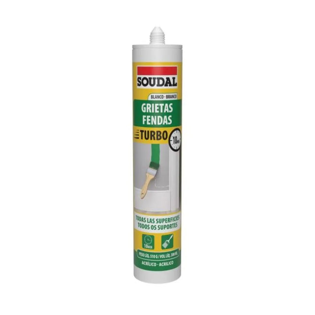 Selante acrílico sela trinca base água branco 300ml