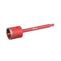 Serra copo diamantada 53mm com haste e pino guia