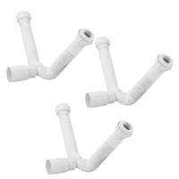 Sifão duplo extensível universal branco