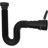 Sifão simples extensível universal 730mm preto