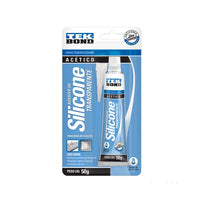 Silicone acético transparente 50g