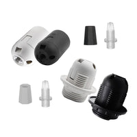 Soquete para lâmpada E27 de plástico 60w