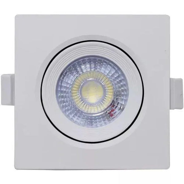 Spot led quadrado 3w 6500k