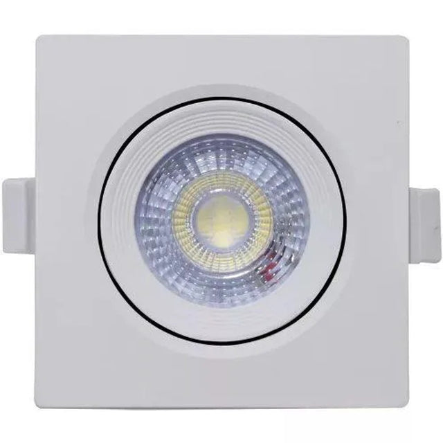 Spot led quadrado 3w 6500k