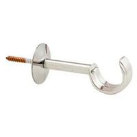 Suporte leão 28mm 4cm com parafuso e roseta cromado