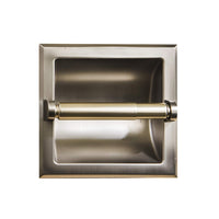 Suporte para papel higiênico reto nickel