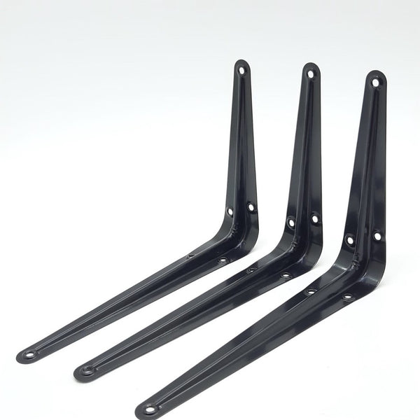 Suporte para prateleira cantoneira 30cm preto