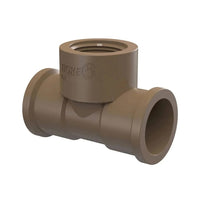 Tê de redução soldável em pvc 25x20mm