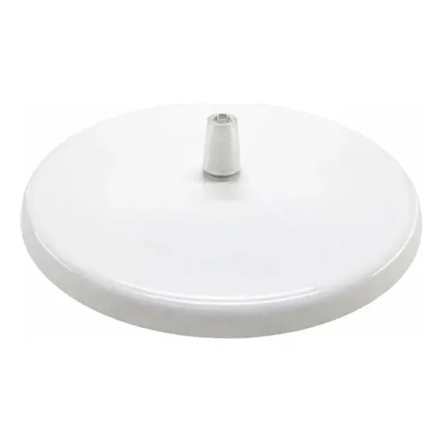 Tampa cega de alumínio branca 15cm