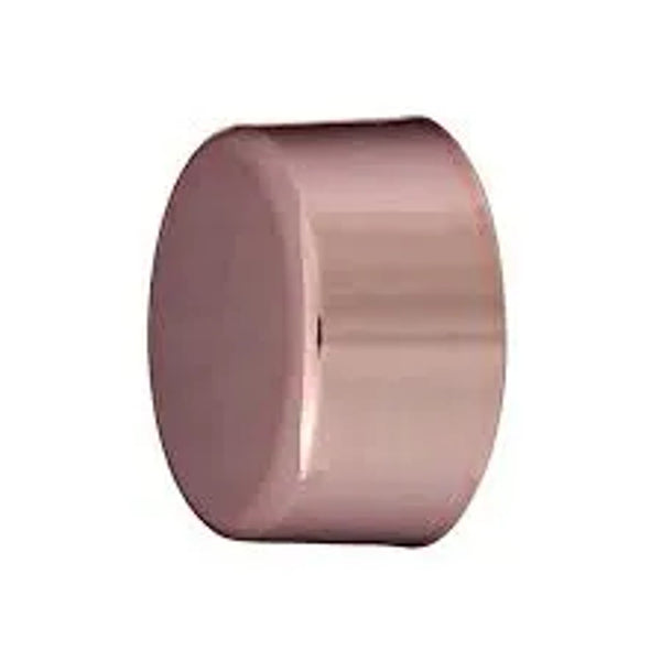 Tampa para varão 28mm gold rose