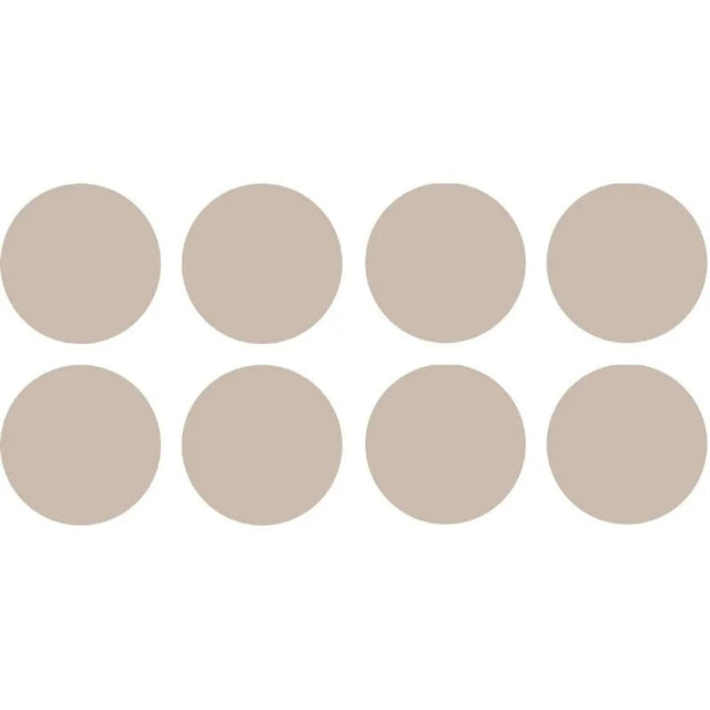 Tapa furo adesivo bege 12mm 40 unidades