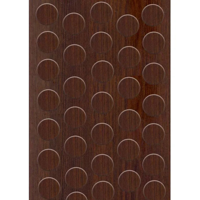 Tapa furo adesivo marrom 12mm 40 unidades