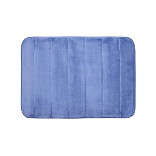 Tapete nuvem antiderrapante azul claro 40x60 cm