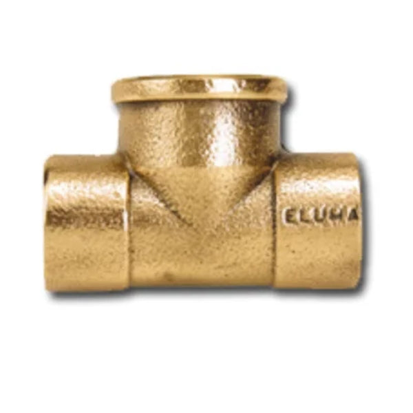 Te de cobre 22mm x 3/4