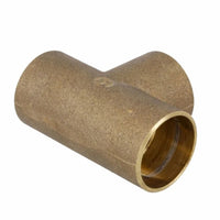 Te de cobre 22mm x 3/4