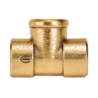 Te de redução em cobre 22 x 12 mm