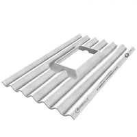Telha claraboia retangular 244x110cm 7mm