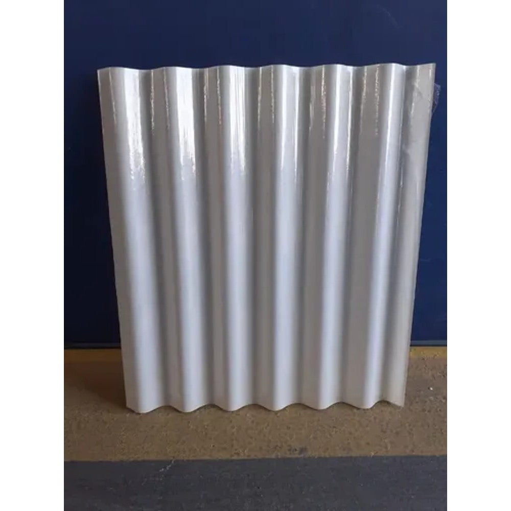 Telha de fibra de vidro leitosa 110cm x 244cm